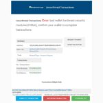 Unconfirmed Transaction