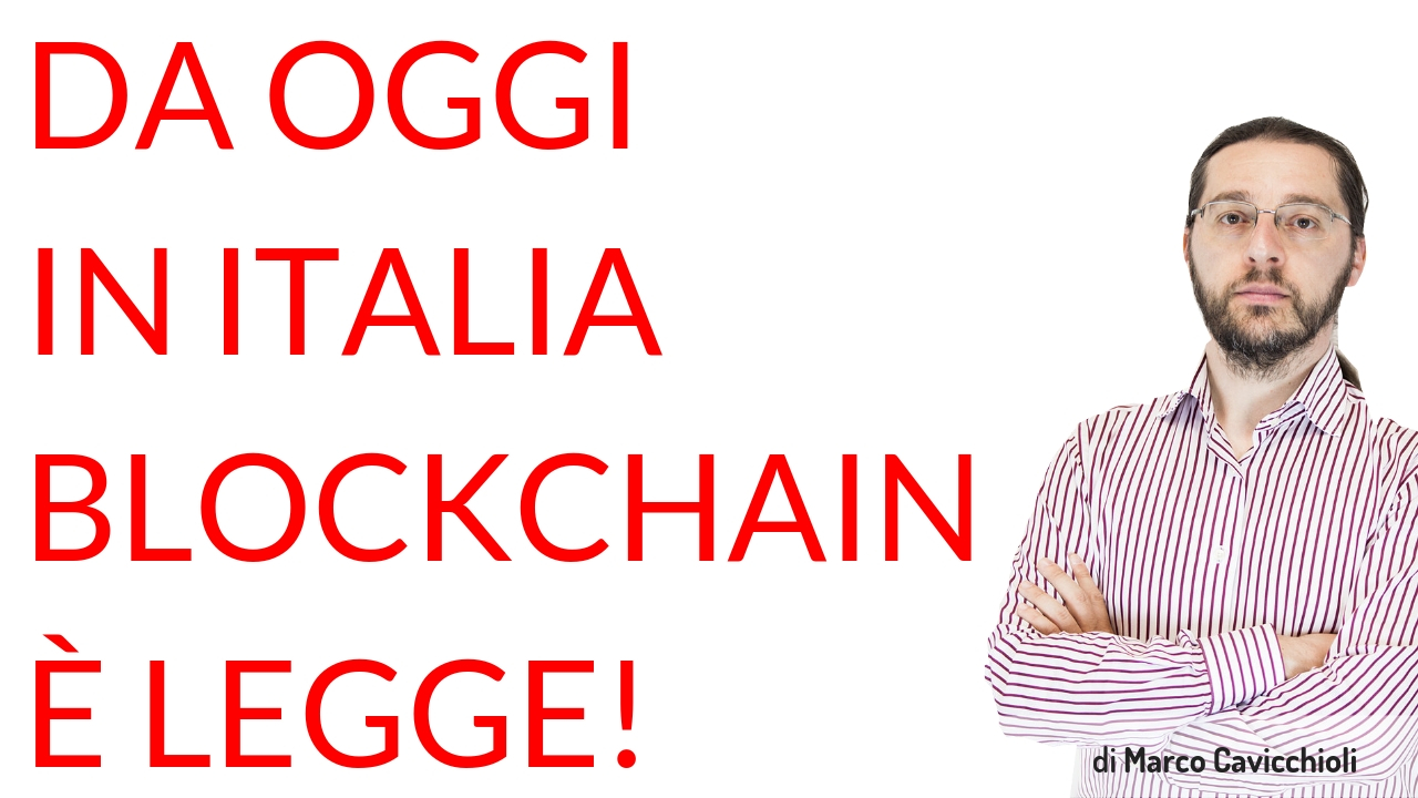 Italia blockchain legge