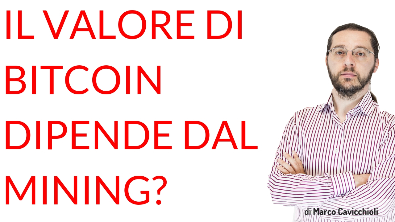 valore bitcoin costo mining
