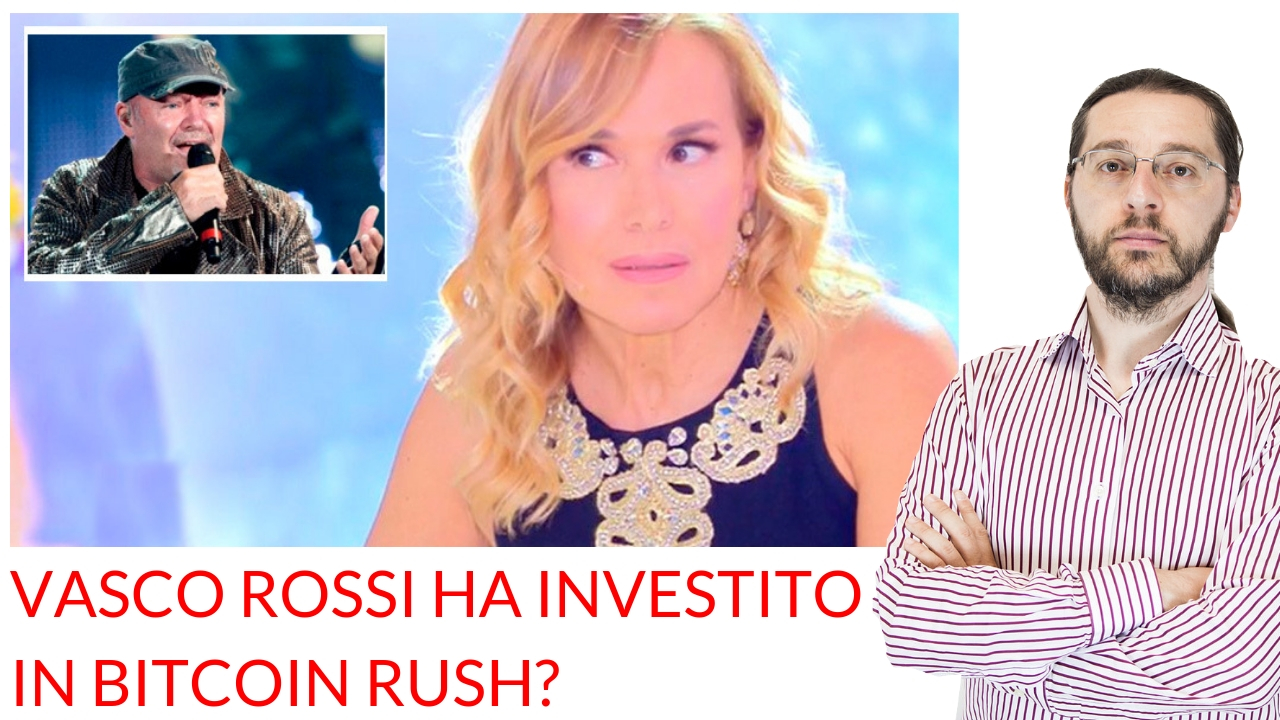 Vasco Rossi Bitcoin Rush Barbara D'Urso Pomeriggio Cinque