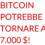 Bitcoin potrebbe tornare a 7000 dollari