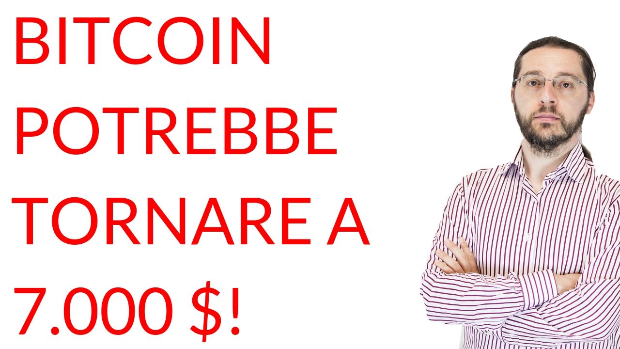 Bitcoin potrebbe tornare a 7000 dollari