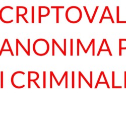La criptovaluta anonima per i criminali