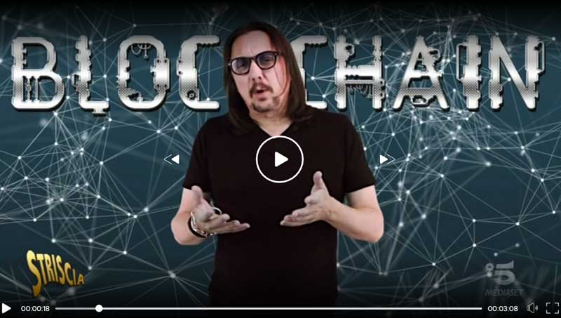 blockchain striscia la notizia
