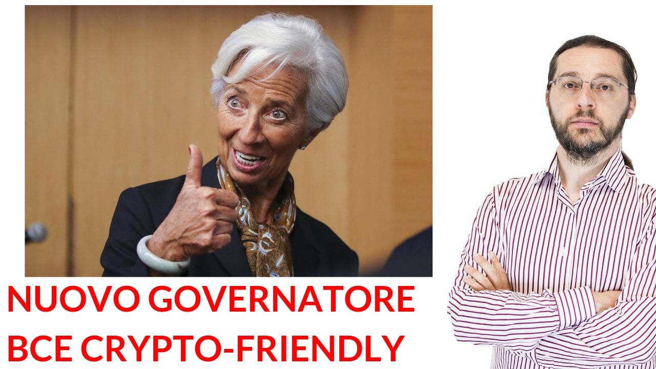 BCE nuovo governatore crypto-fiendly e Bitcoin sale
