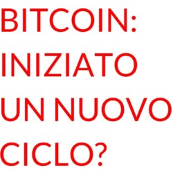 Bitcoin nuovo ciclo