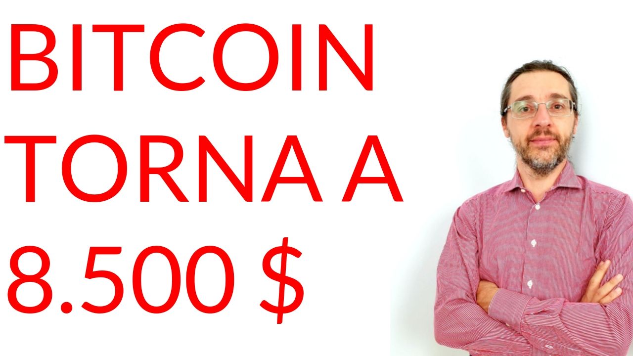 bitcoin torna a 8500 dollari