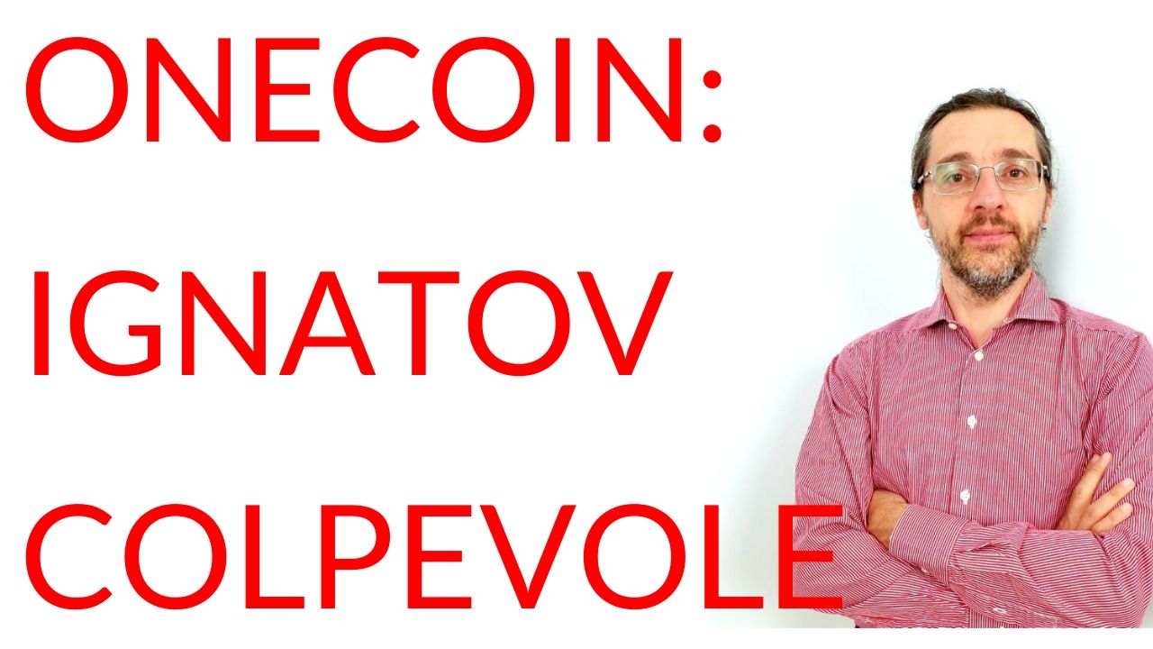 OneCoin Ignatov colpevole frode riciclaggio