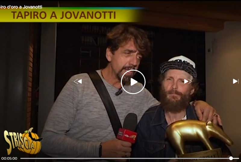 Tapiro d'oro a Jovanotti