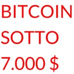 crollo bitcoin 7000 dollari