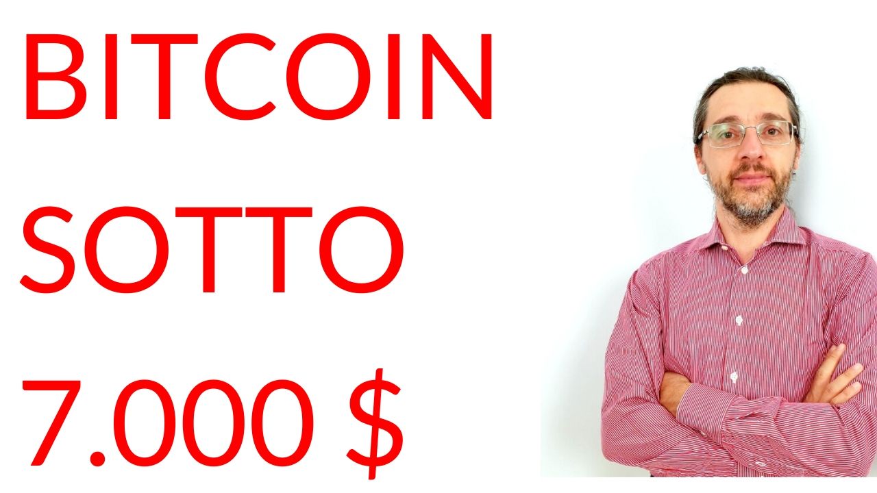 crollo bitcoin 7000 dollari