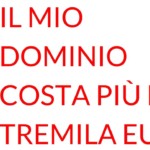 Mio dominio tremila euro