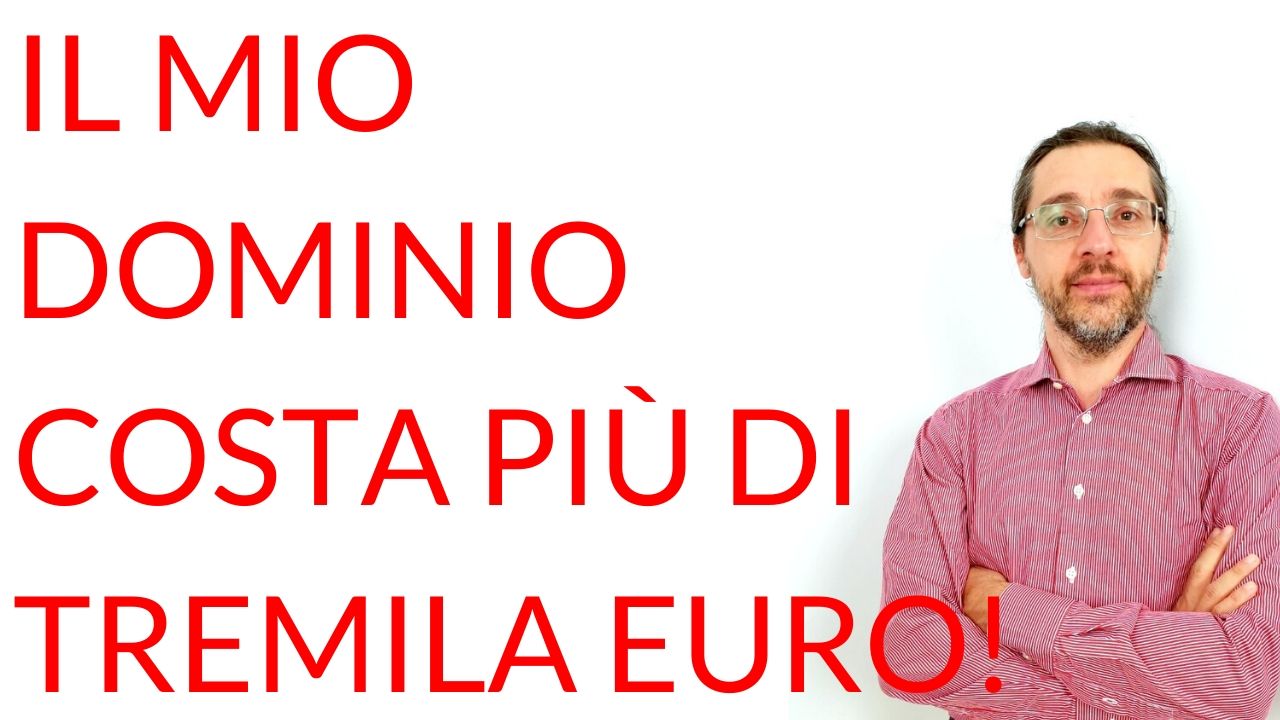 Mio dominio tremila euro