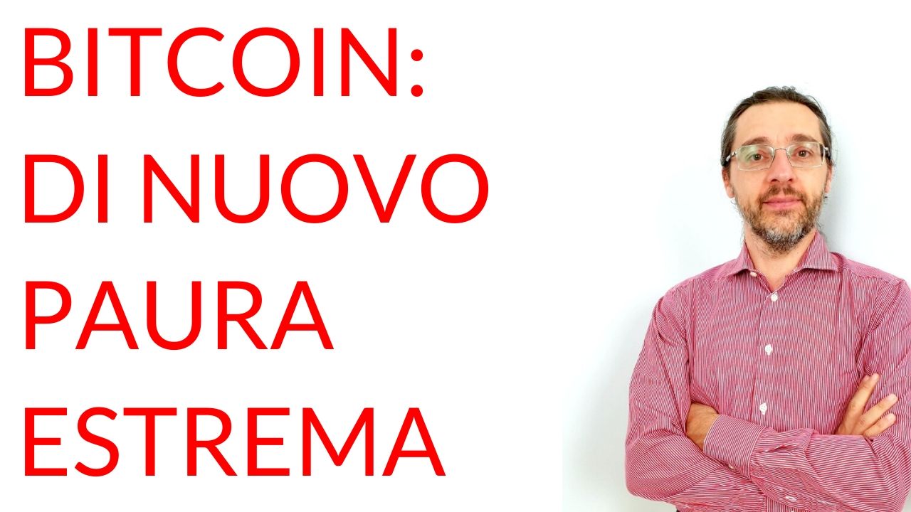 Bitcoin paura estrema