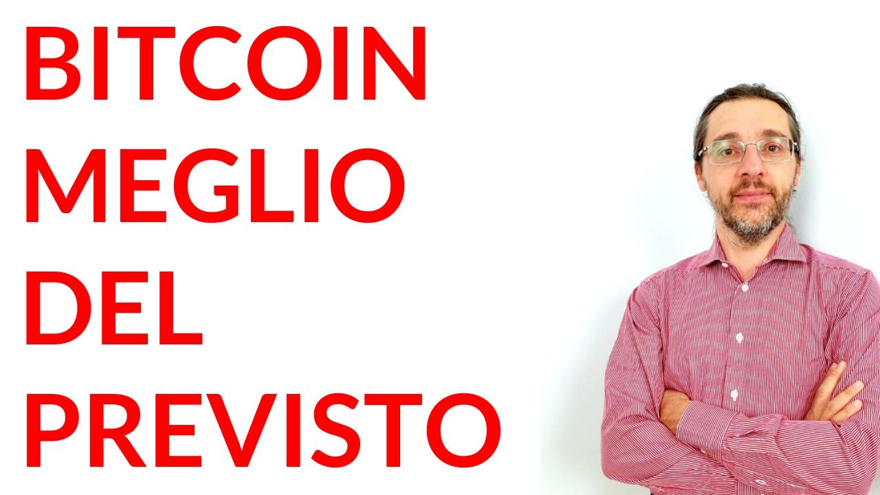 Bitcoin meglio del previsto