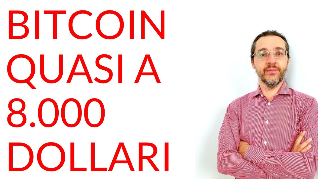 Bitcoin sale a quasi 8000 dollari