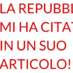 La Repubblica mi ha citato