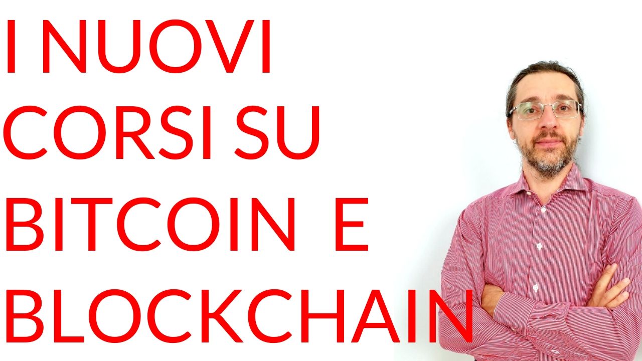 corsi Bitcoin Blockchain