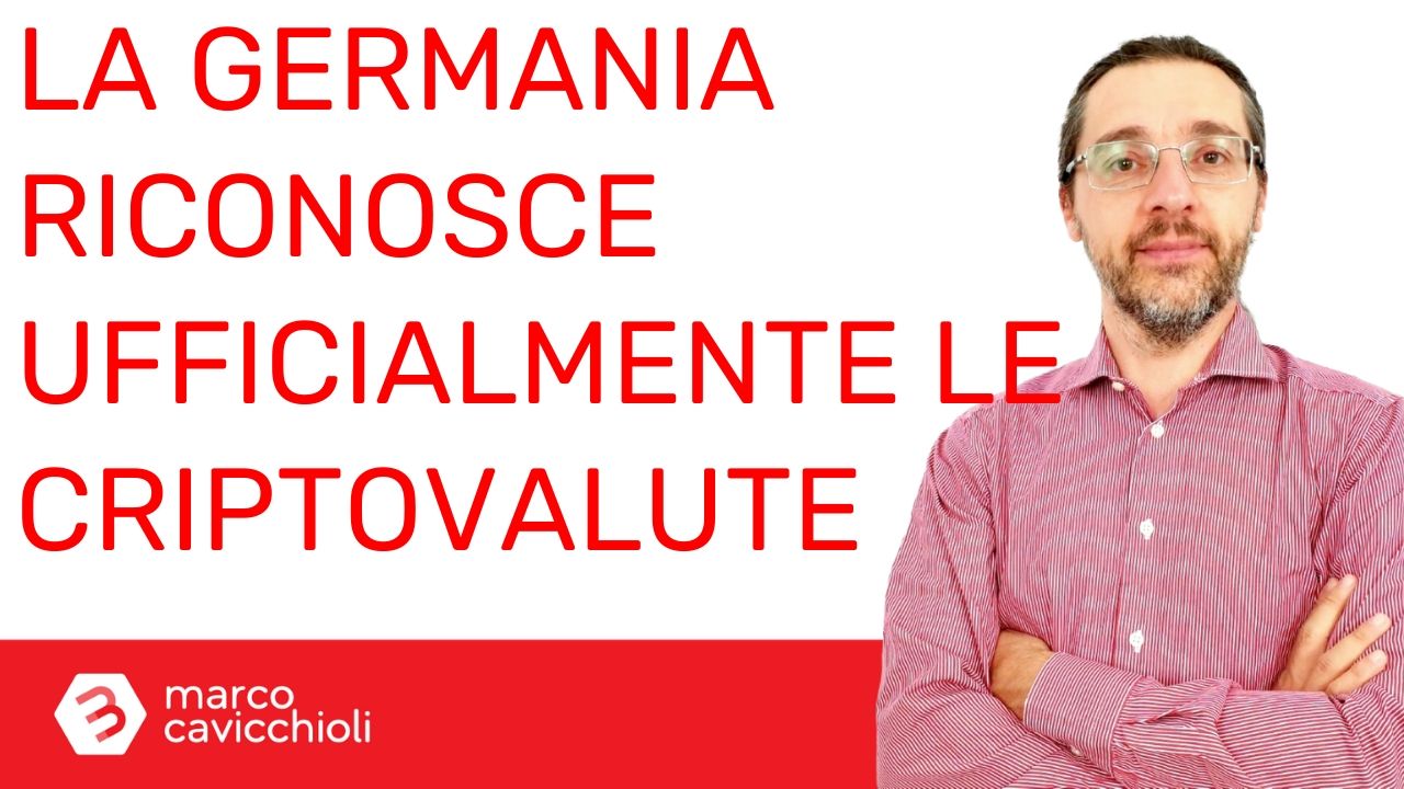 Germania riconosce ufficialmente le criptovalute