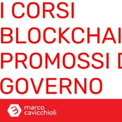 corsi blockchain governo italiano