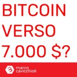 Bitcoin verso 7000 dollari