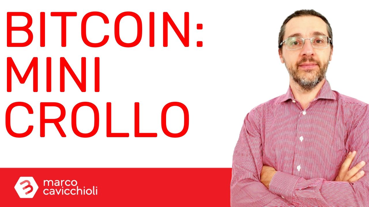 Mini crollo bitcoin