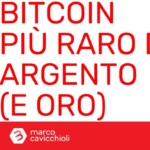 Bitcoin più raro di argento e oro