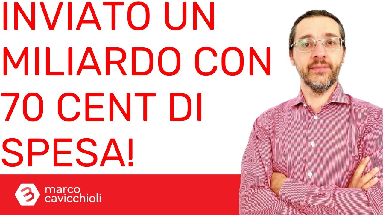 Bitcoin un MILIARDO di dollari 70 centesimi