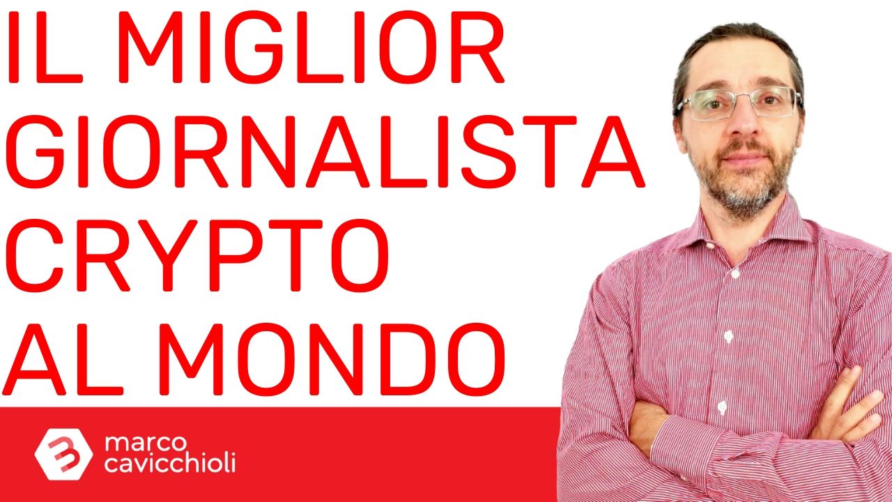 miglior giornalista crypto al mondo