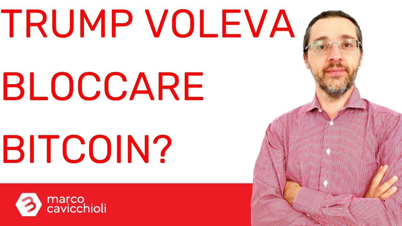Donald Trump bloccare Bitcoin 2018