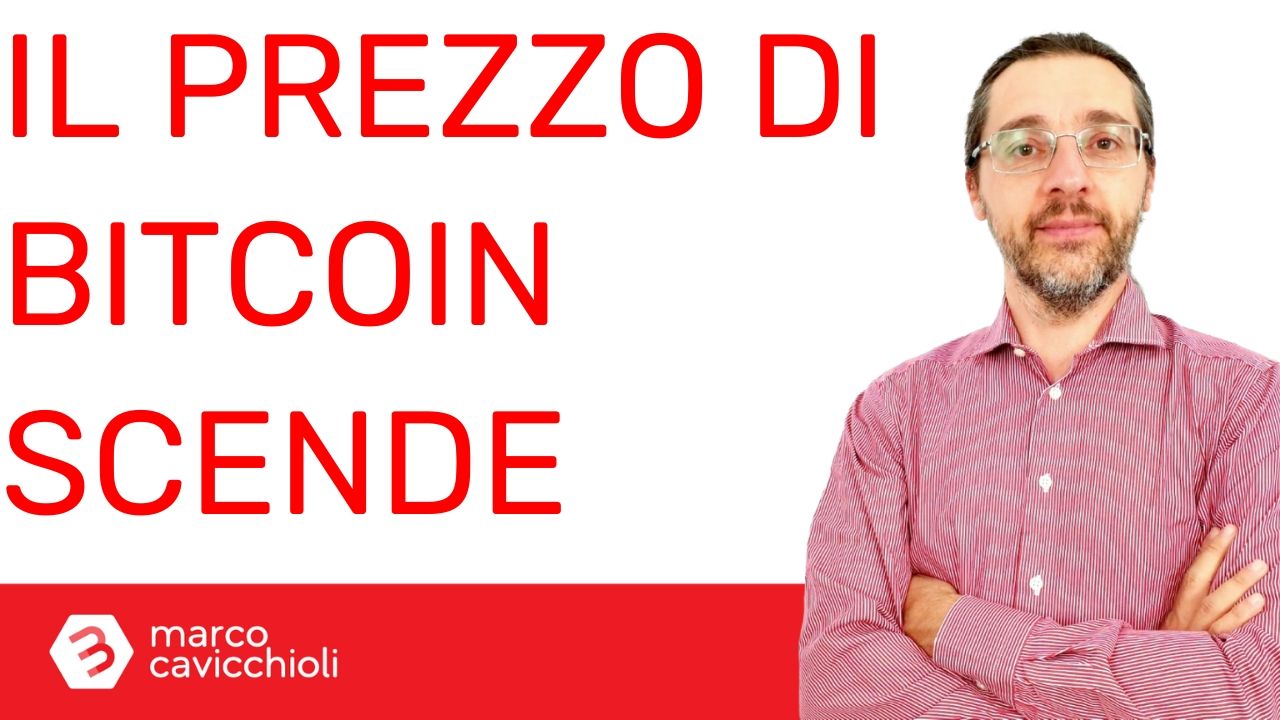 prezzo bitcoin scende ma potrebbe risalire