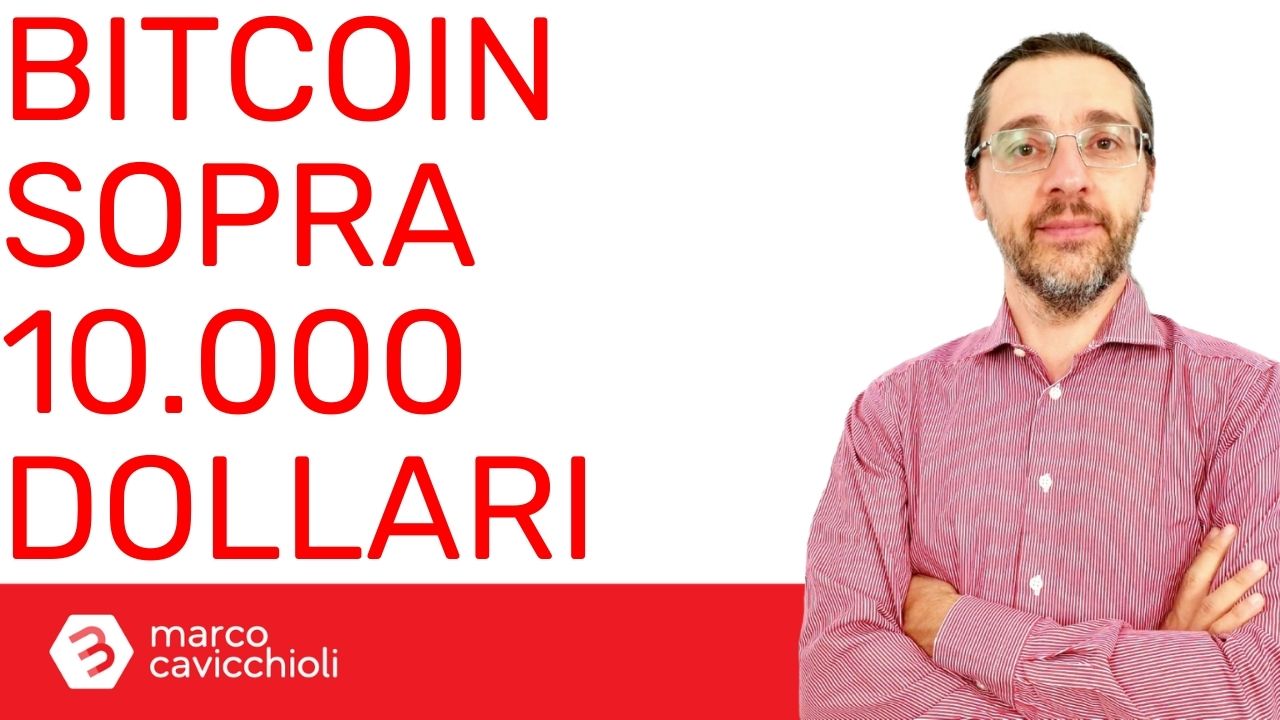 Bitcoin sopra diecimila dollari