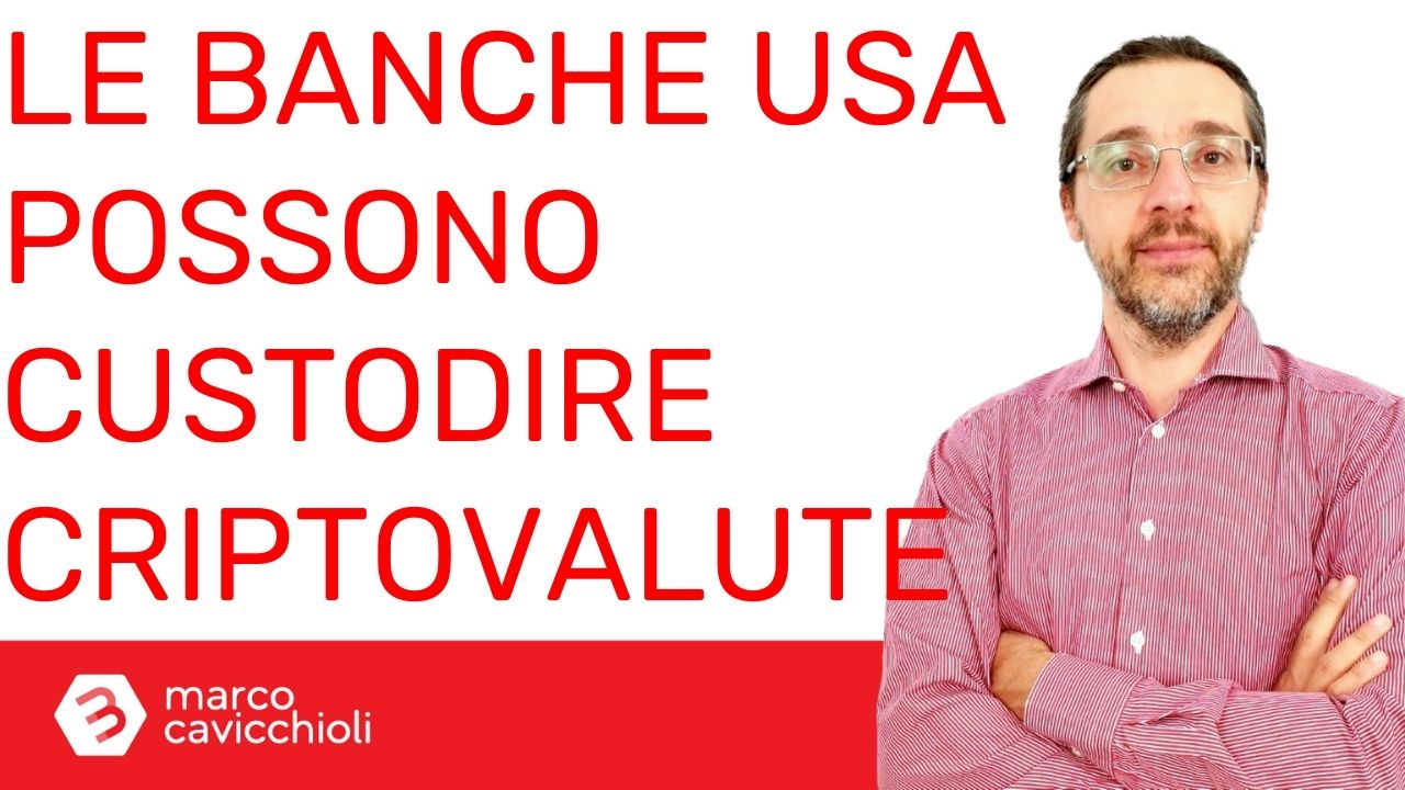 banche USA criptovalute