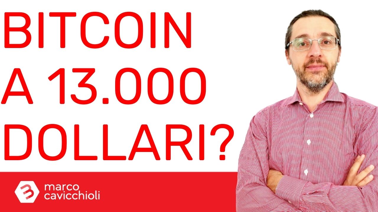 Bitcoin 13000 dollari