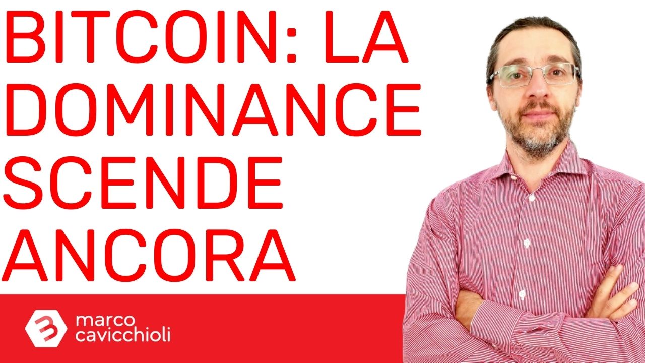 Bitcoin dominance scende