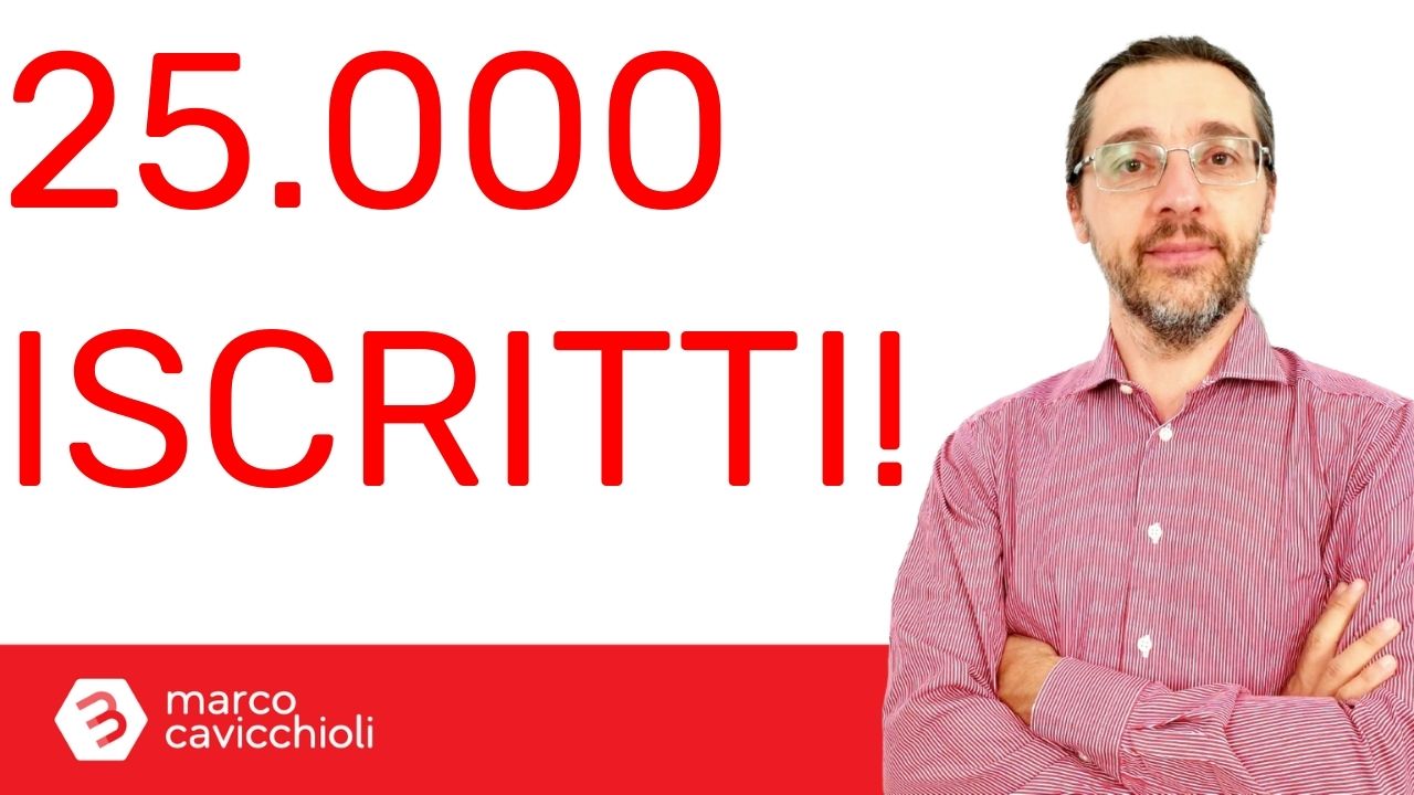 25000 iscritti