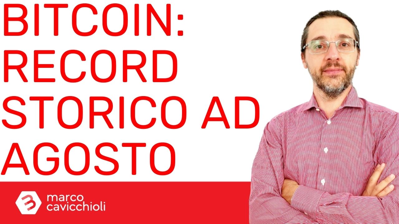 Bitcoin record prezzo minimo mensile