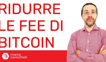 bitcoin fee commissioni costi transazioni