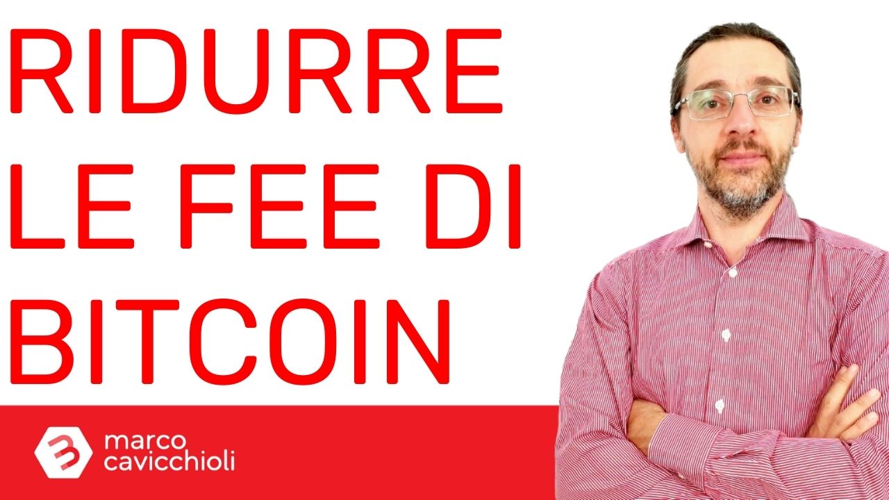 bitcoin fee commissioni costi transazioni