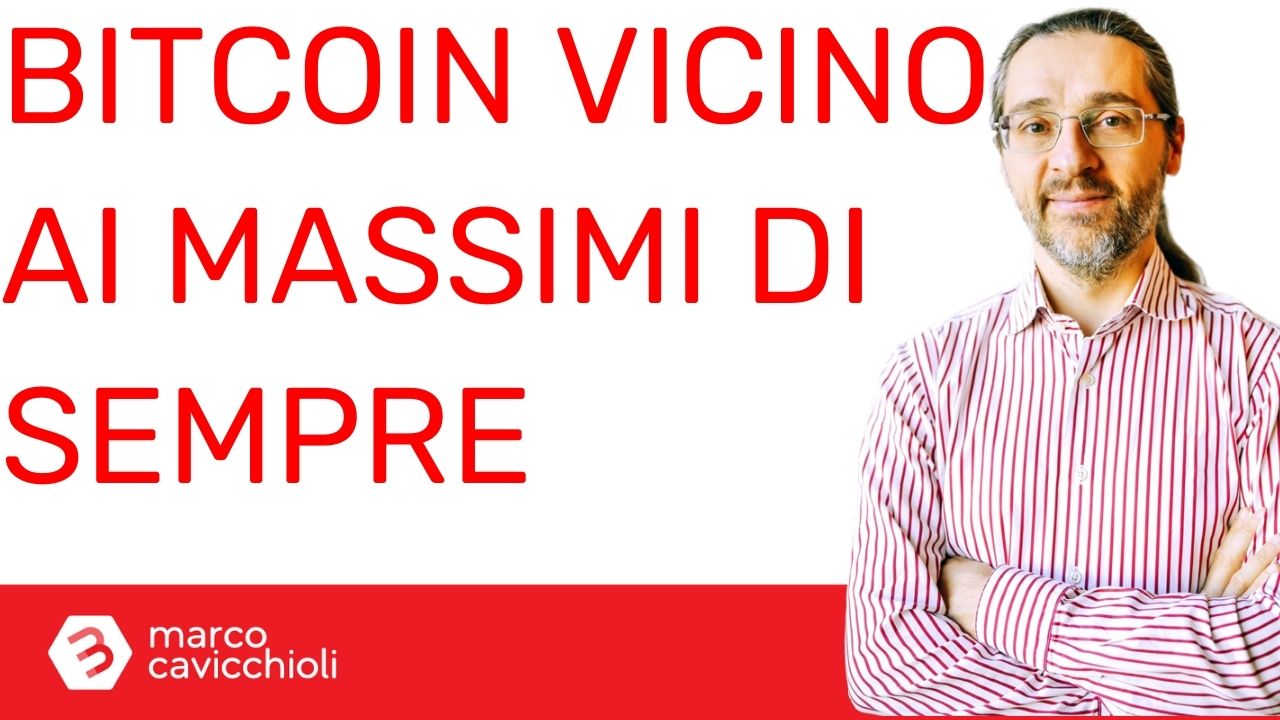 Prezzo bitcoin vicino ai massimi
