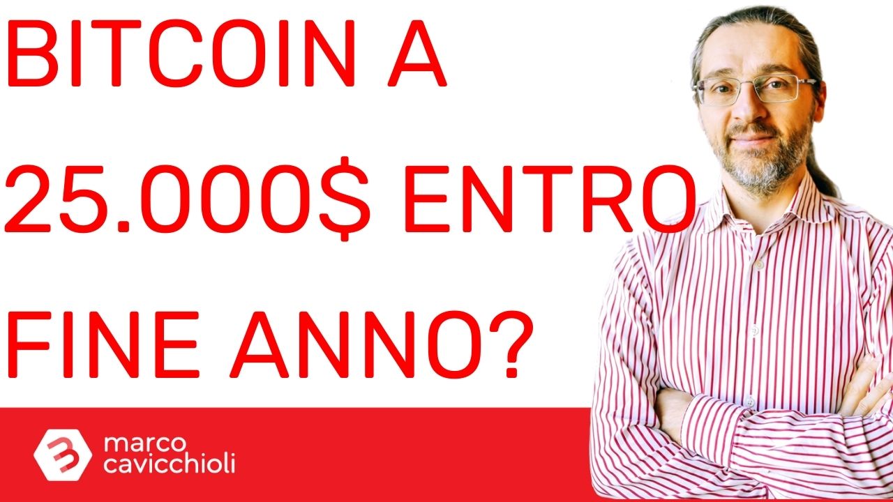 Prezzo di Bitcoin a 25000 dollari