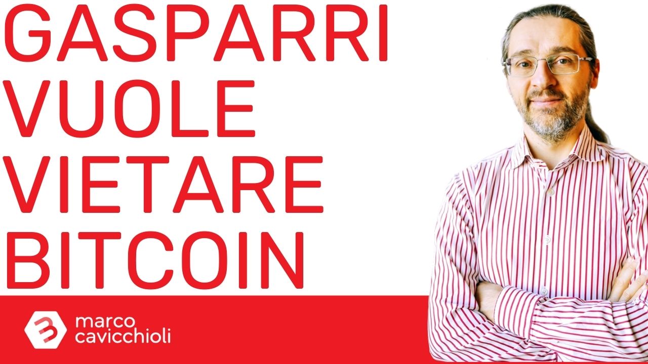 senatore Gasparri vietare Bitcoin in Italia