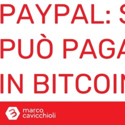 PayPal pagamenti criptovalute