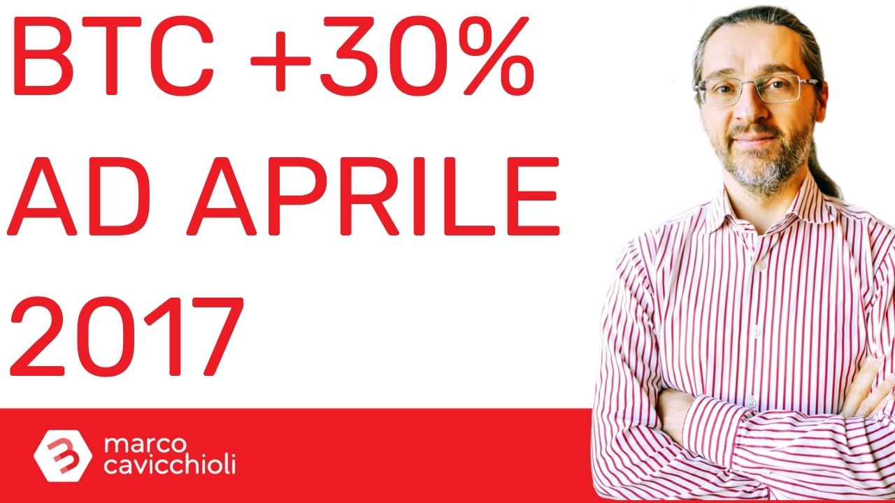 Bitcoin trenta percento aprile 2017