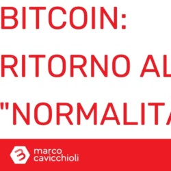 bitcoin crollo ritorno normalita