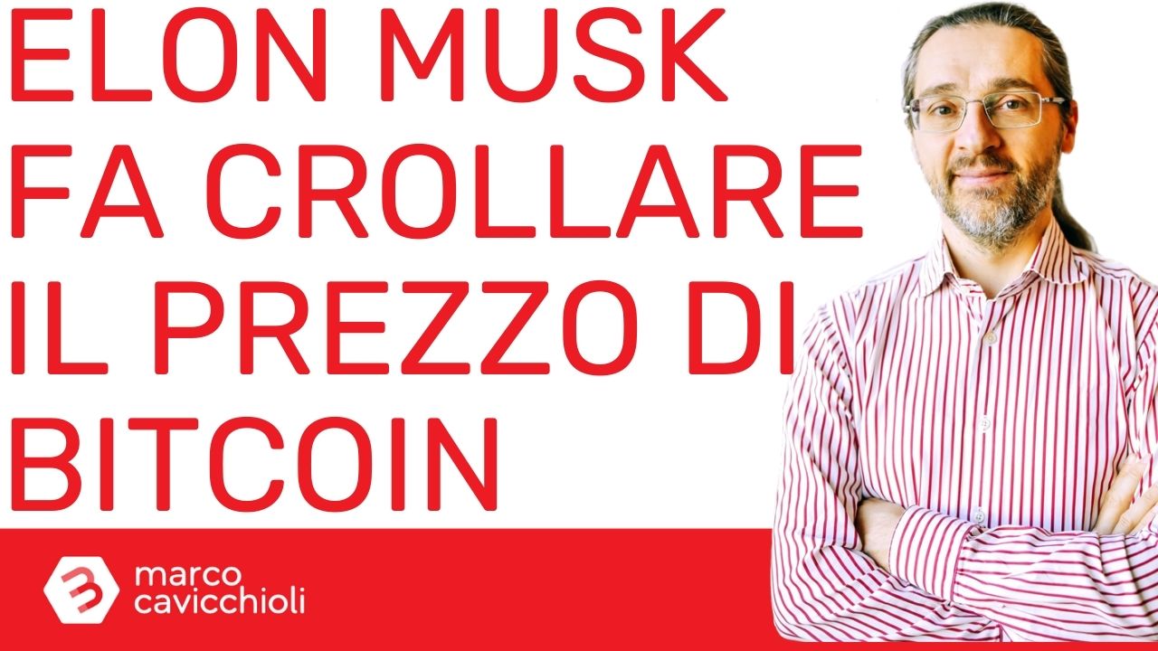 Elon Musk fa crashare bitcoin