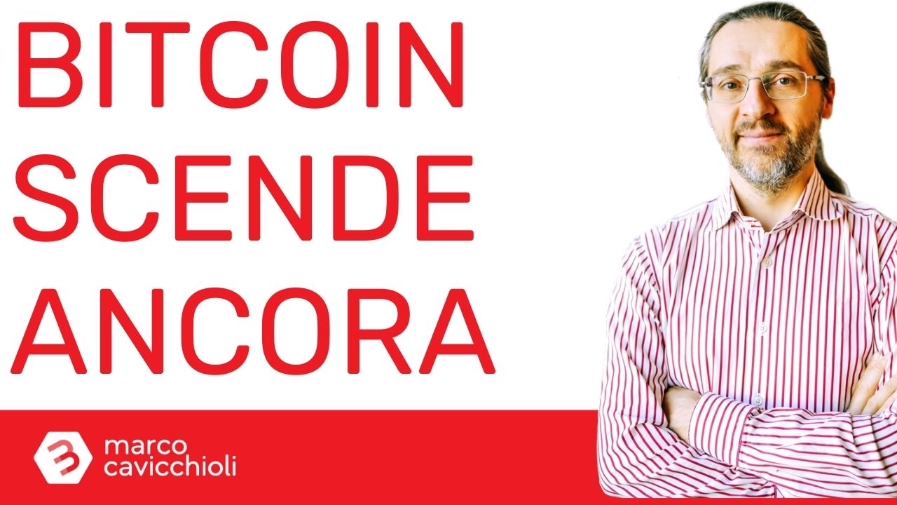 bitcoin scende ai livelli di gennaio