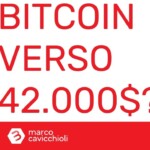 Bitcoin verso 42000 dollari