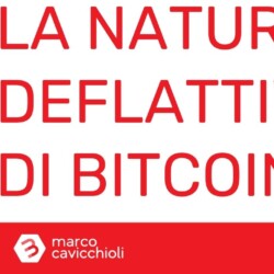 bitcoin natura deflattiva
