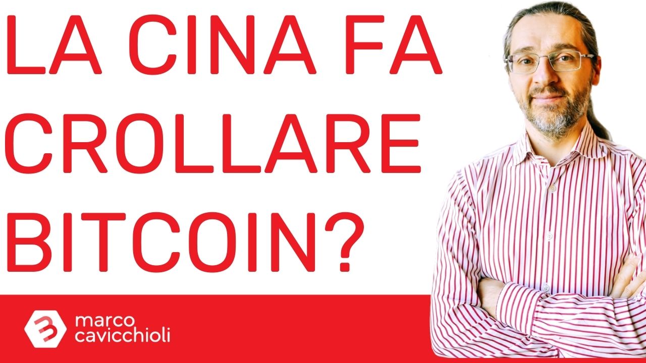 cina crollo bitcoin